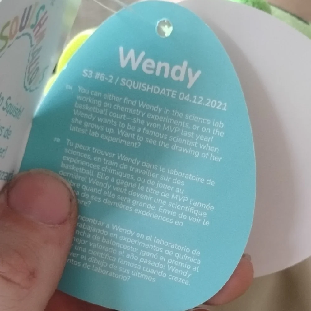 Squishmallows Wendy The Frog Keychain